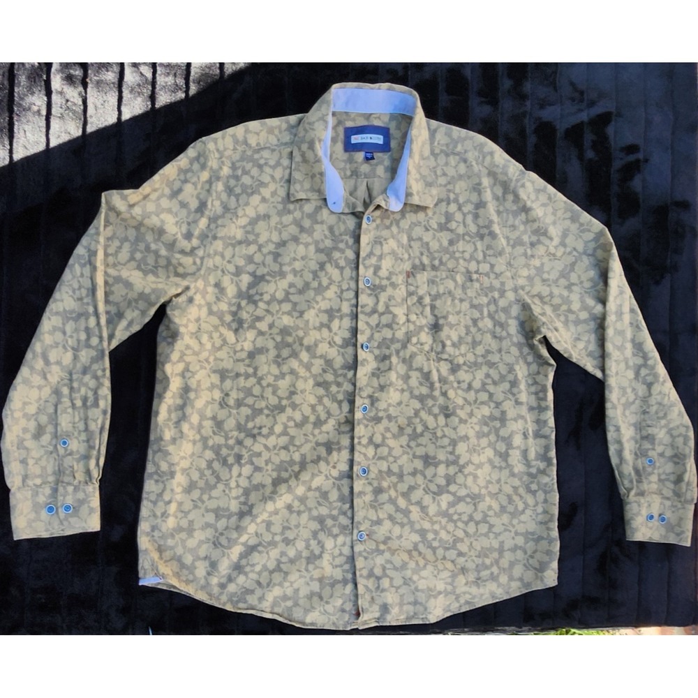 32 Bar Blues Shirt Mens XL That's A-PlentyLong Sleeve Printed